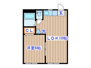 メゾンエスポワールの物件間取画像